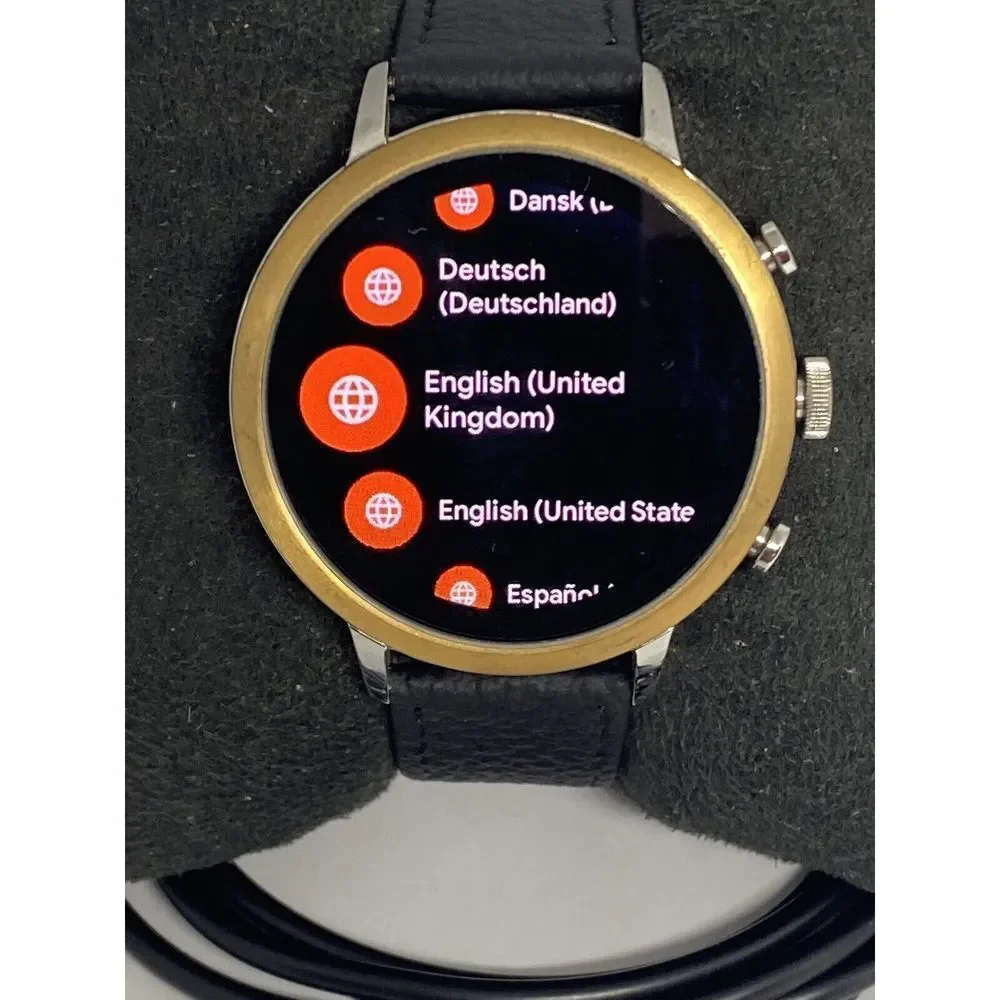 Fossil Gen 4 Authentic Digital Dial Smart Watch Custom Band FTW6016 AB618